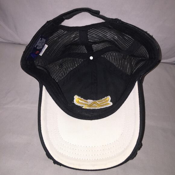 Hat Sap Concentrate Brand Promo Strapback Webbed Back Distressed Cap Great Shape - Picture 8 of 10
